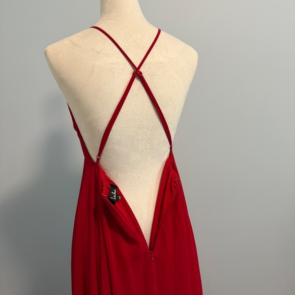 Lulu's Mythical Kind of‎ Love Backless Red Maxi Dress Size S - Picture 6 of 11